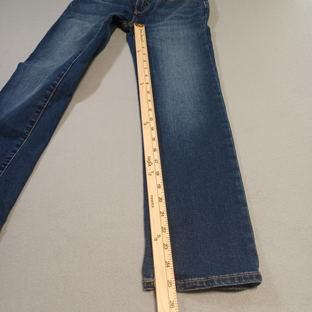 Gap Denim Kids Boys Size 10 Regular Stretch Straight Jeans Medium Wash Blue - Picture 5 of 10